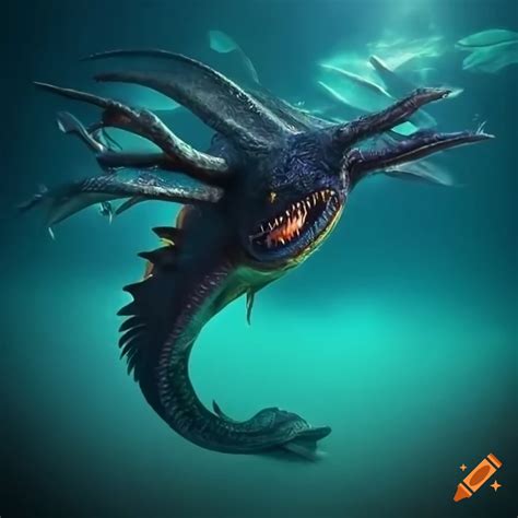 Realistic depiction of a Shadow Leviathan from Subnautica: Below Zero ...