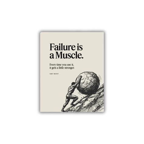 Failure is a muscle Poster – Drex