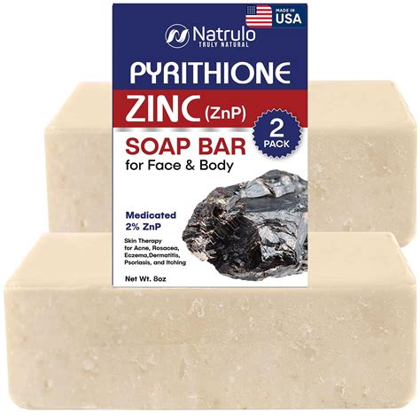Herblov Pyrithione Zinc Soap DPF11 Bar for Face & Body, Cleanser for ...
