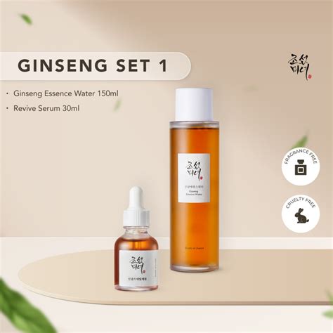 Jual Beauty of Joseon Ginseng Set 1 [Ginseng Essence Water + Revive ...