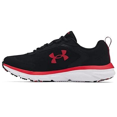Buy Under Armour Men's Charged Assert 9 Running Shoe, Black(001)/Red, 9 ...