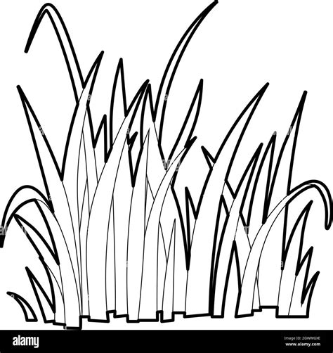 Grass Outline Illustration High Resolution Stock Photography and Images - Alamy