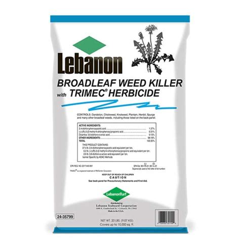 Granular Broadleaf Weed Killer for Lawns – 1.81% Trimec Formula