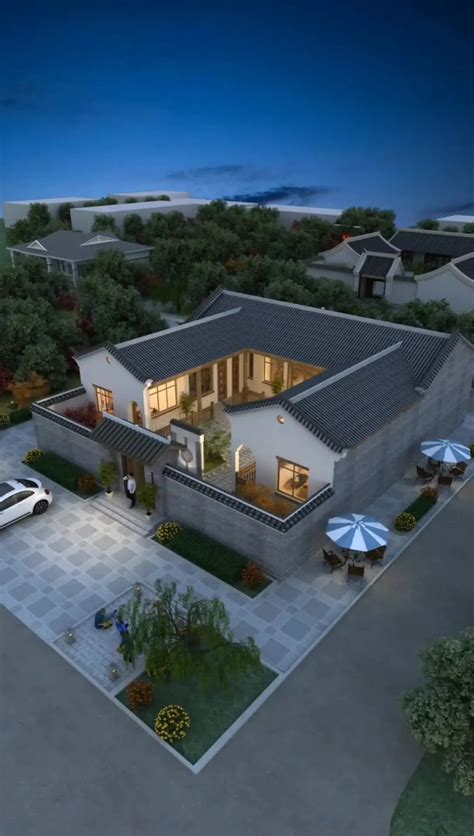 农村自建房，院子不可少，145平的中式三合院适合你家吗？_凤凰网视频_凤凰网