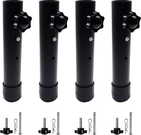 Amazon.com: Antrader 4Pcs Table Leg Extender,Adjustable Folding Table ...