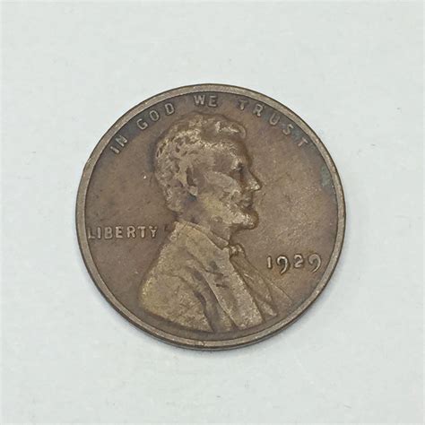 1929 Lincoln Head Wheat Cent | Property Room