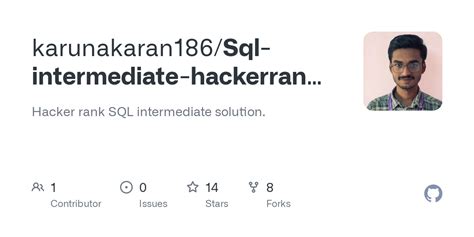 HackerRank Intermediate Problem Solving SQL 的图像结果