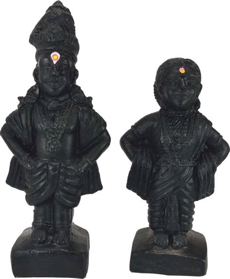 craftmantra Vitthal Rukmini Murti Decorative Showpiece - 11 cm Price in ...