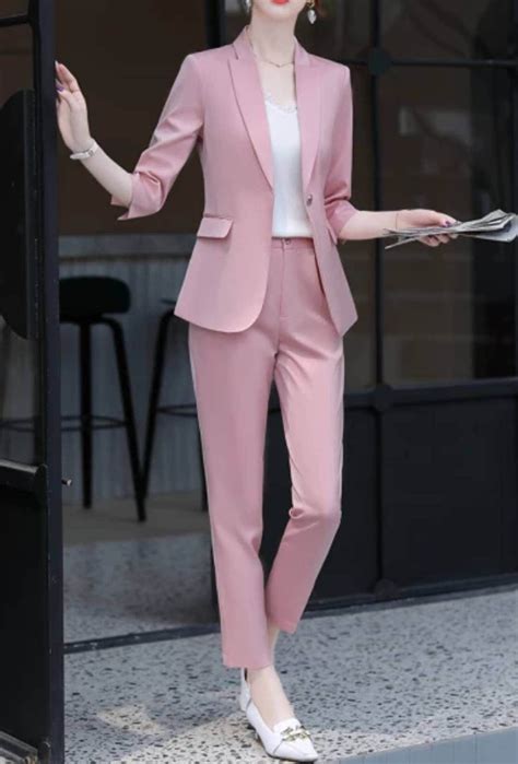 Pink Suit for Women/two Piece Suit/top/womens Suit/womens Suit - Etsy ...