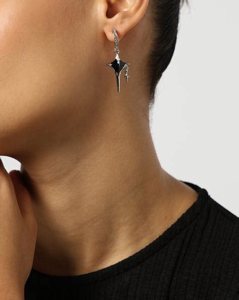Buy Black Earrings for Women by Shein Online | sheinindia.in