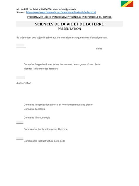 Programme SVT Seconde 的图像结果