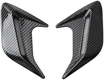 Automaze 2pc Car Air Flow Intake Decorative Side Vent Hood Cover ...