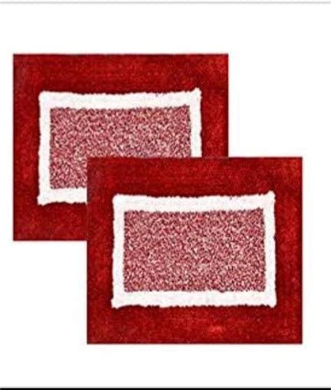 Buy RMHANDLOOM Pure Cotton Anti Skid Door Mat/Bath Mat/Kitchen Mat ...