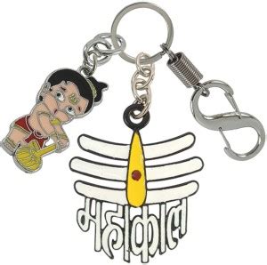 SHOKY LOOKS Perfect Finish Mahakal With Bal Hanuman Locking Lock Key ...