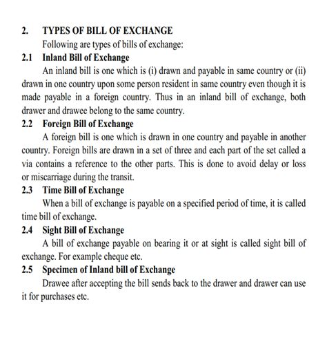 SOLUTION: Types of bill of exchange - Studypool
