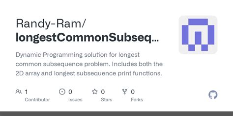 Longest Common Subsequence Problem 的图像结果