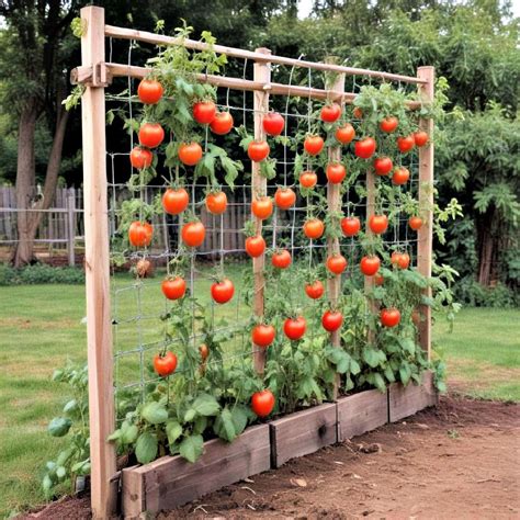 25 Tomato Trellis Ideas to Maximize Your Garden Yield | Vegetable garden trellis, Veggie garden ...