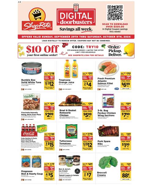 ShopRite Weekly Ad and Deals | Sept. 29 - Oct. 5, 2024 - The Krazy ...