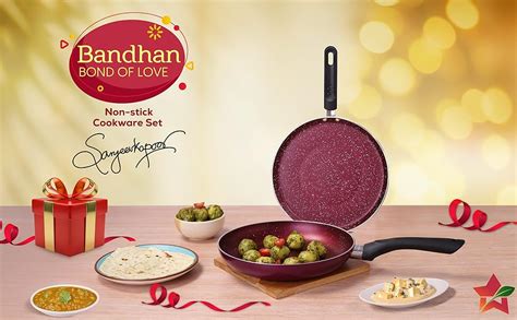 Buy Wonderchef Bandhan Non-Stick Cookware 2 Pcs. Set | Dosa Tawa and ...