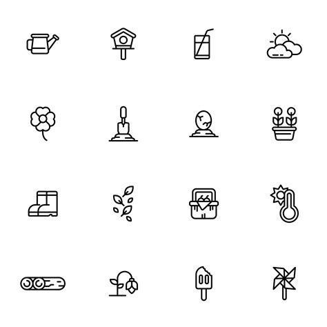32 Spring Icons