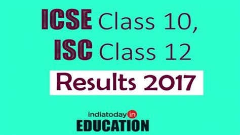 ICSE Class 10, ISC Class 12 Results 2017: To be declared shortly at ...