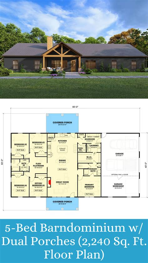 3 br barndominium floor plans – Artofit