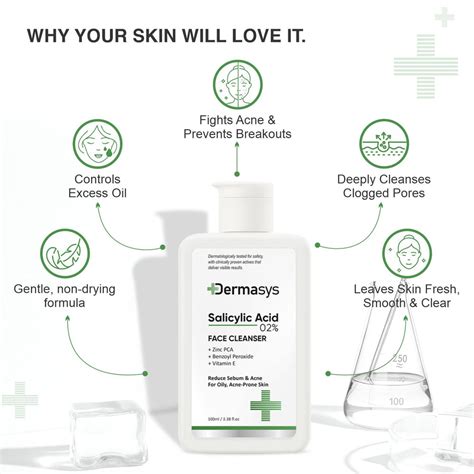 Buy Salicylic Acid Face Cleanser Online | Dermasys