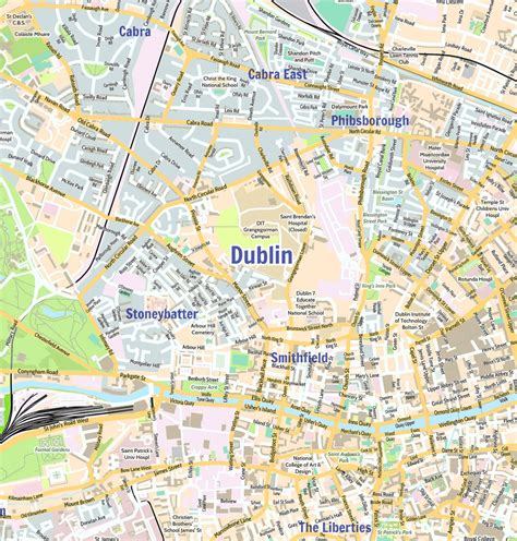 Map Of Dublin