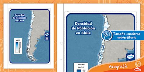 Mapa | Densidad de Población | Chile | Geografía