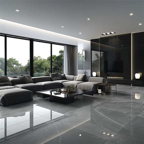 19+ Grey Flooring Living Room Concepts for a Contemporary Home Update