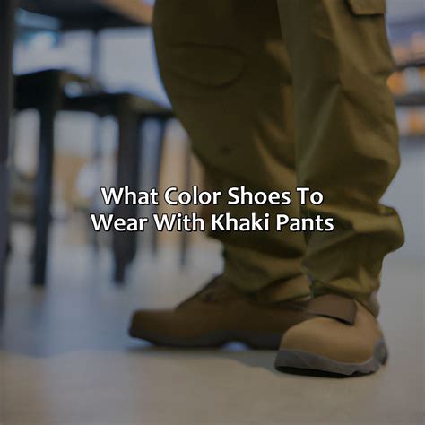 What Color Shoes To Wear With Khaki Pants - colorscombo.com