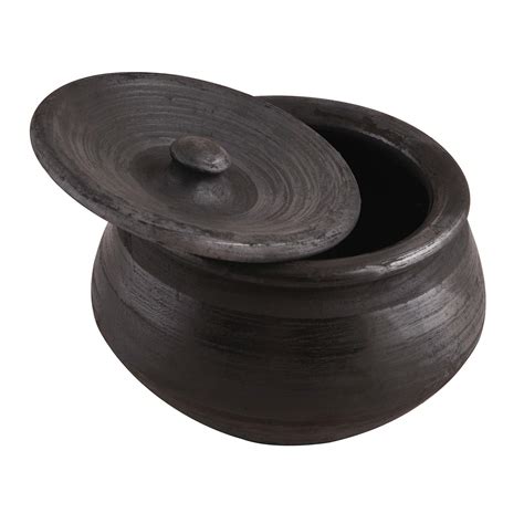 Buy StyleMyWay Hand Crafted Natural Clay Cooking Pot - 1.75L Online at ...