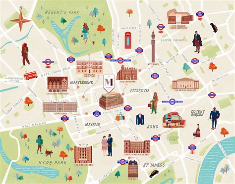 Illustrated London City Maps :: Behance