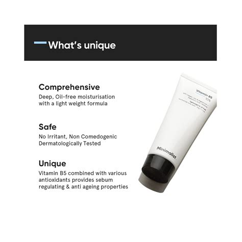 Minimalist Vitamin B5 10% Oil Free Moisturizer with Hyaluronic Acid for ...