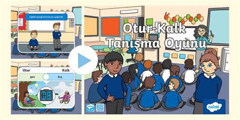 Otur-Kalk Tanışma Oyunu | PowerPoint (teacher made)