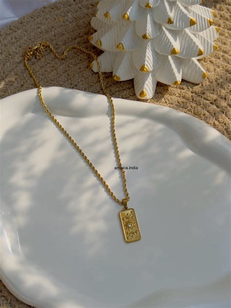 Minimalist 18k Gold Plated Necklaces – Tarnish-Resistant & Stylish ...
