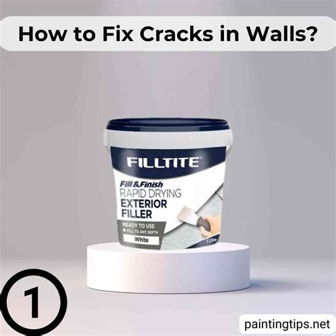 5 Ways to Repair Cracks in Walls and Concrete - Painting Tips