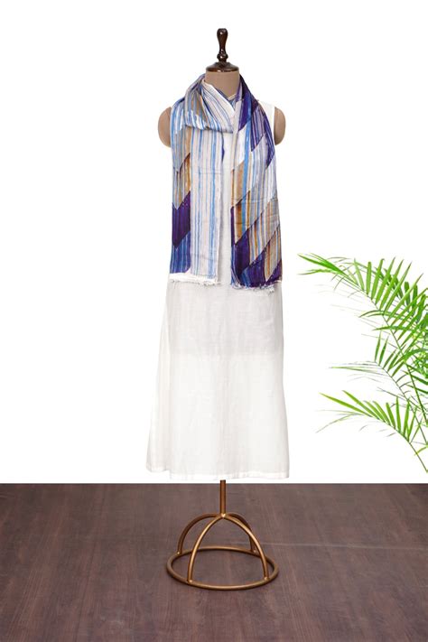 Buy Multi Color Printed Viscose-Modal Stole 46071/3 | FFAB