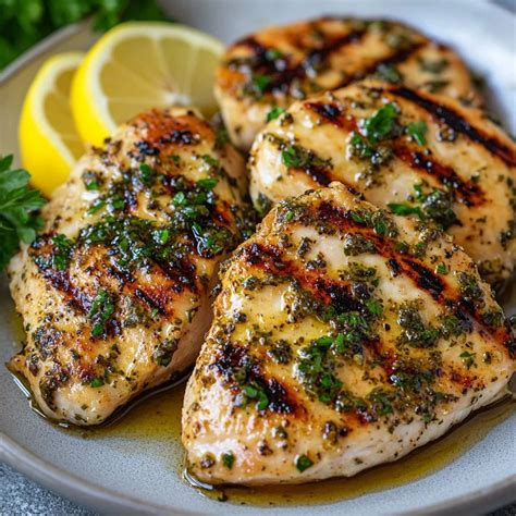 Mediterranean Herb Crusted Grilled Chicken