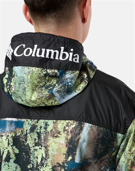 Columbia Mens Challenger Windbreaker Jacket - Green | Life Style Sports UK
