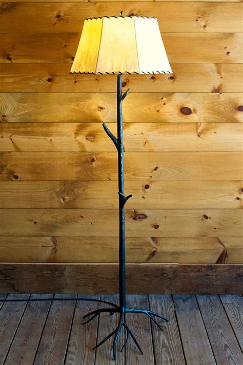 Wrought Iron Floor Lamp Rustic | giayphepbravo