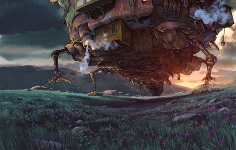 Wallpaper howl, howl's moving castle, Miyazaki for mobile and desktop ...