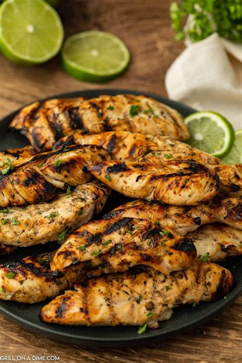 Cracker Barrel Grilled Chicken Tenders - grillonadime.com