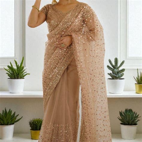 Buy Party Wear Saree Online In India - Etsy India
