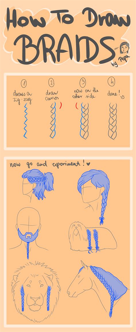 Image result for Braid Drawing Tutorial