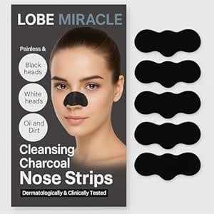 LOBE MIRACLE 20 Pc's Nose Strips Blackhead Remover & Pore Cleanser ...