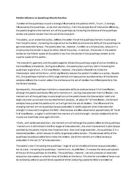 Patellar Influence on quadriceps-WPS Office - Patellar Influence on ...