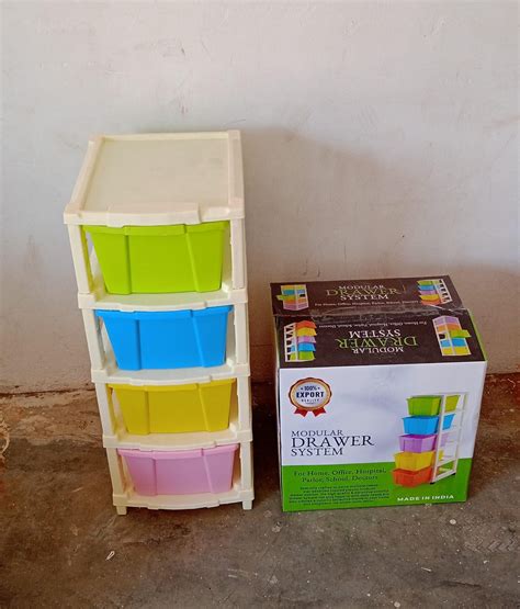 Multipurpose Modular Drawer Organizer Storage Box - 4 Layers Available ...