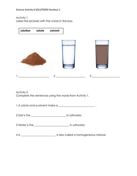 Solution Problem Worksheets 的图像结果