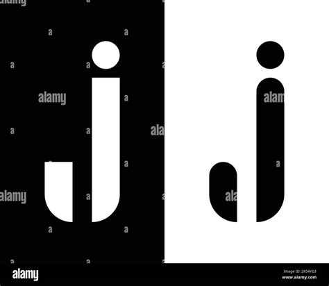 eps10 vector letter j logo design template. letter j symbol or icon in two different colors ...